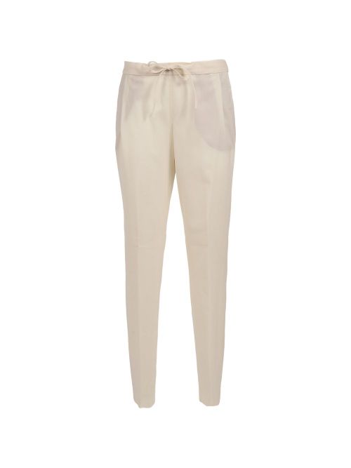 Wool blend trousers