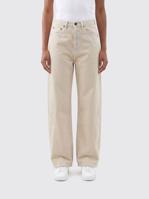 Pants Woman color Brown
