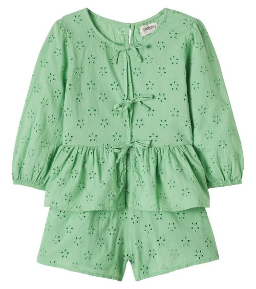Alma broderie anglaise top and shorts set