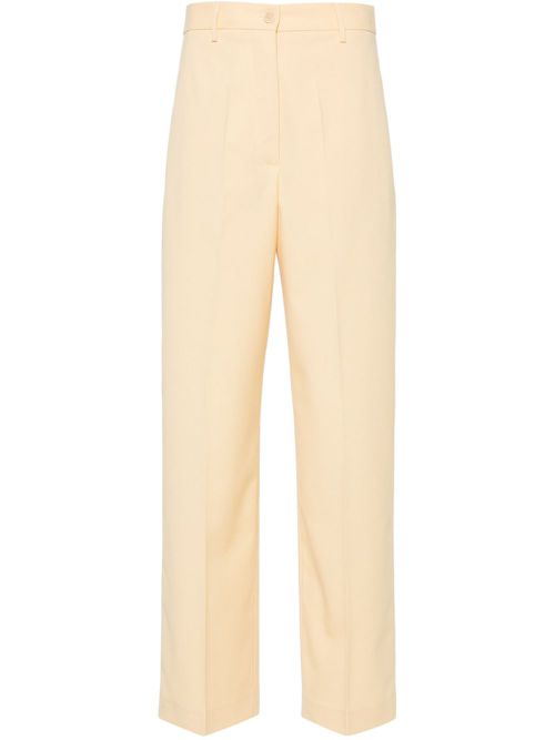 Straight-leg trousers - Yellow