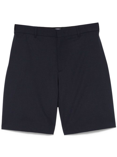 Pleat-detail shorts - Blue