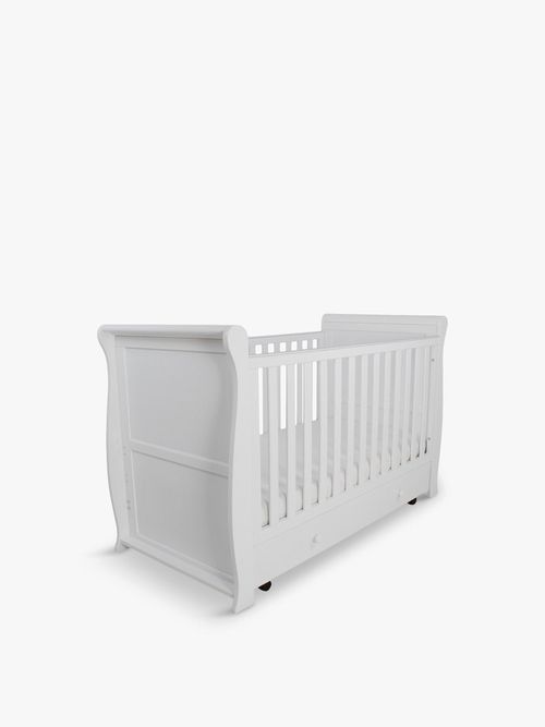 Kensington Cotbed And Dresser in White