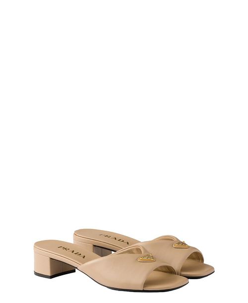 Women's Padded Nappa Leather Sandals
