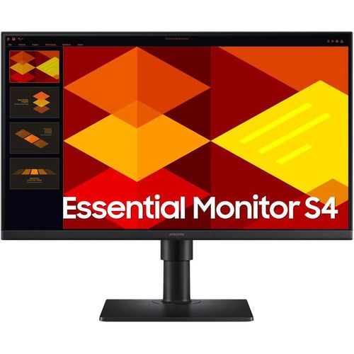 Samsung Unisex Essential S40GD 24" Full HD 100Hz IPS Monitor Tilt Swivel Pivot in Black