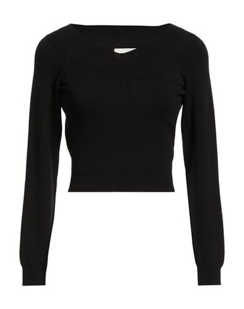 Woman Sweater Black Size ONESIZE Viscose, Polyester