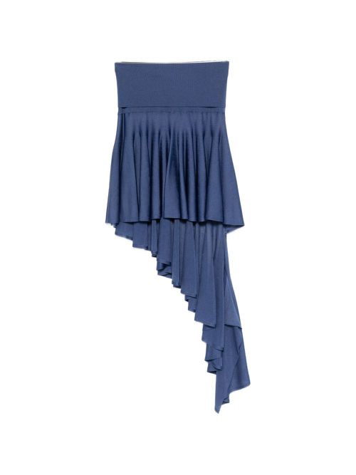 Denim Asymmetric Skirt