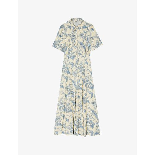Rosie Assoulin | Golden Afternoon Layered Floral-print Cotton-poplin And  Voile Midi Dress | Realry