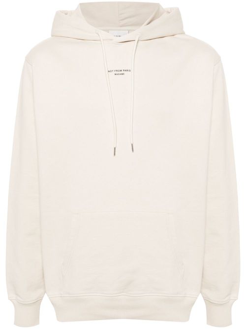 Le Hoodie Slogan Classique top - Neutrals