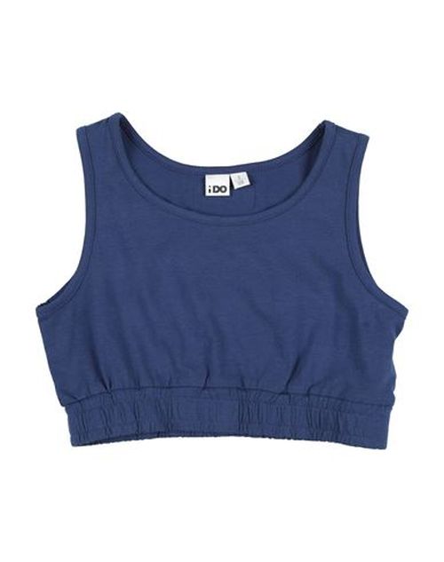 Kid Girl Top Navy Size 16 Cotton, Elastane