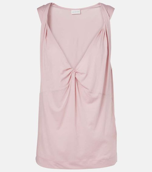 Gathered cotton top