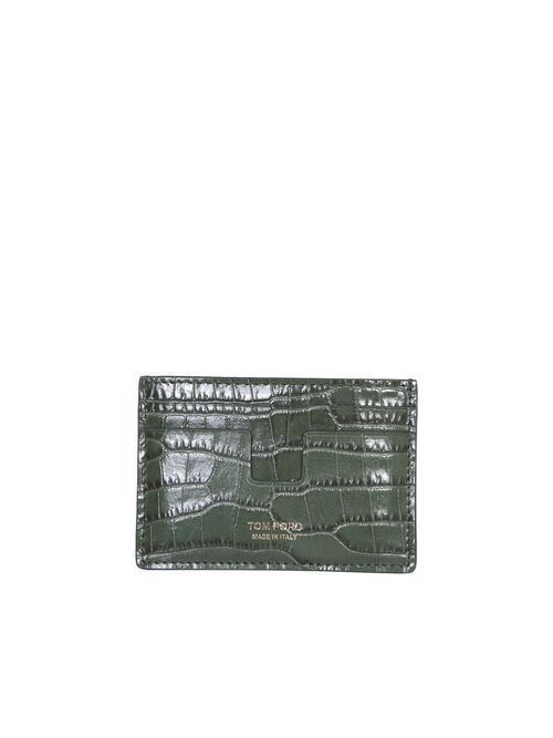 4 Slots Crocodile Green Wallet