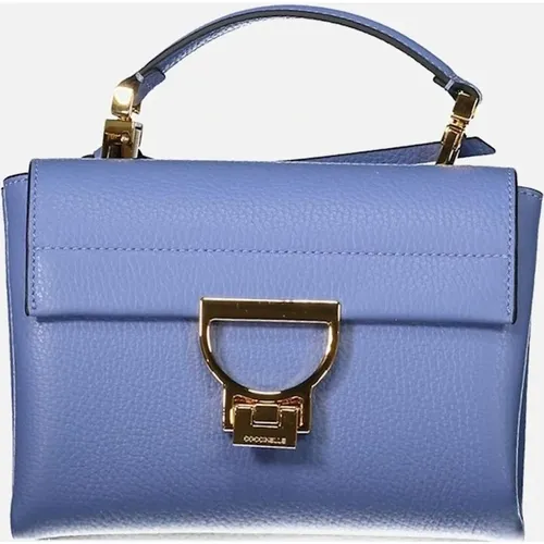 Coccinelle Women's Light Blue Leather Women Handbag - Size: ONE size