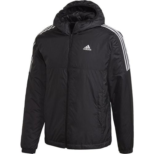 ADIDAS Sportswear Mens Essentials Insulated Hooded Jacket - Black - X-Sma