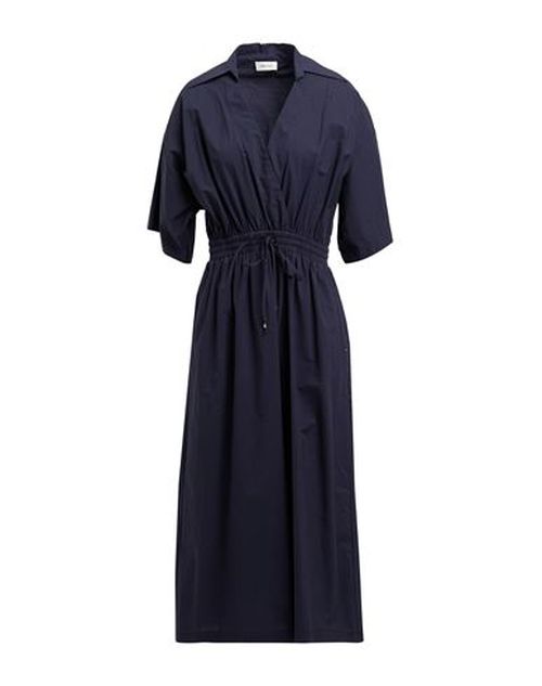 Woman Midi dress Midnight blue Size 12 Cotton