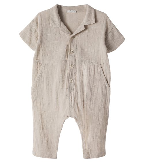 Baby Fonteta cotton muslin playsuit
