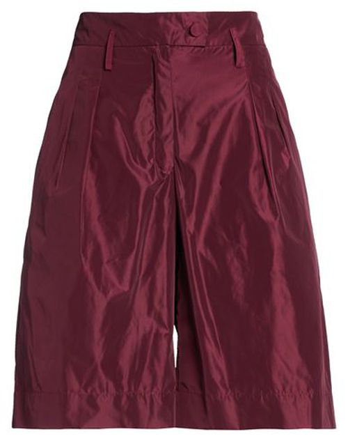 Malìparmi Woman Shorts & Bermuda Shorts Burgundy Size 2 Polyester
