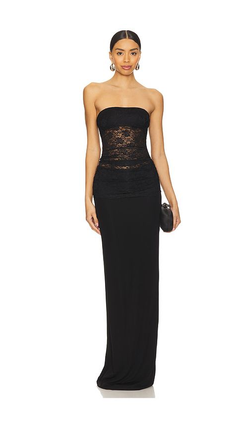 Lovers and Friends Zahra Gown in Black.  XS. Also in L, M