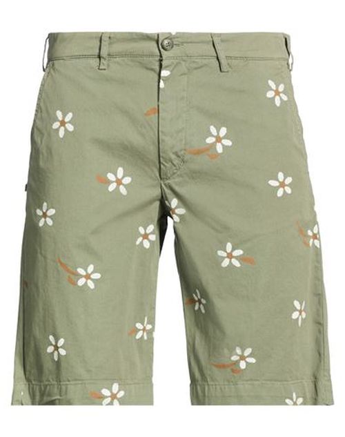 Man Shorts & Bermuda Shorts Military green Size 32 Cotton