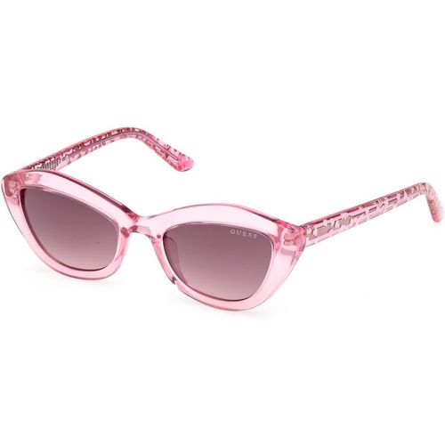 Guess Unisex Guess GU00229 75T Gafas de sol Inyectado Fucsia Burdeos Geométrico Norma