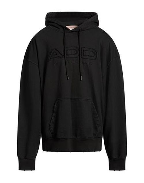 Man Sweatshirt Black Size L Cotton