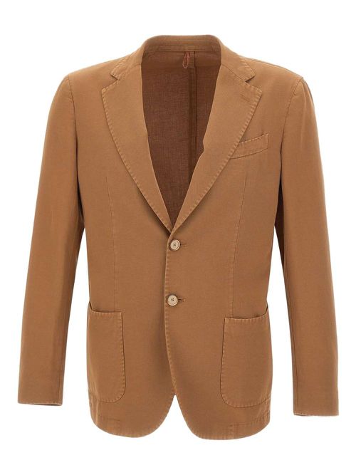 Santaniello single-breasted blazer - Brown
