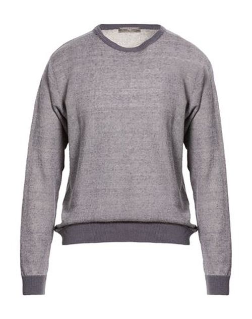 Lab Man Sweater Grey Size L Linen, Cotton