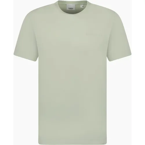 Men's Burberry 'Jenson' Crew Neck Logo T-Shirt Light Green