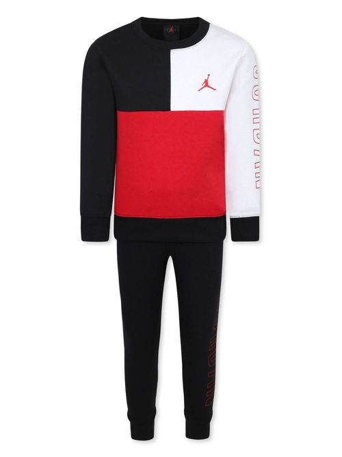 Printed tracksuit set - Black