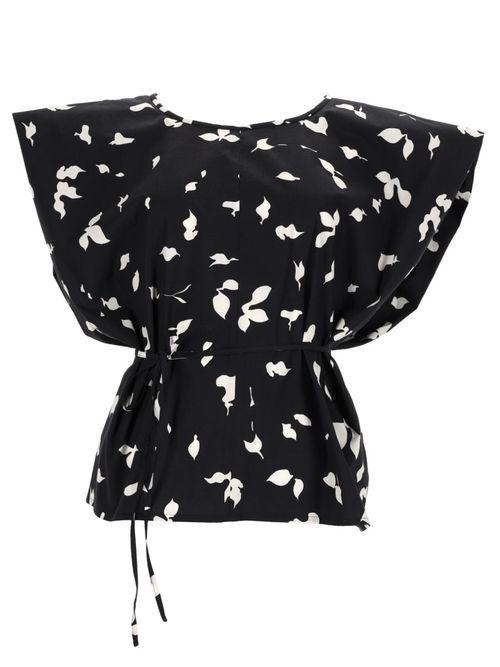 Sleeveless Top With Ribbon
