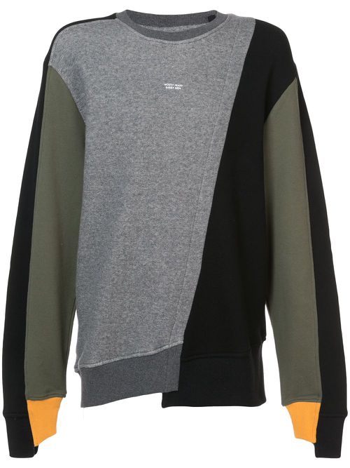 Colour block sweatshirt - Grey