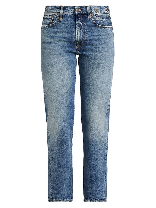 Women's Romeo Mid-Rise Straight-Leg Jeans - Hutton Blue