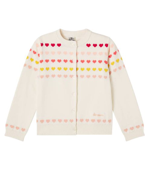 Laligne jacquard cotton cardigan