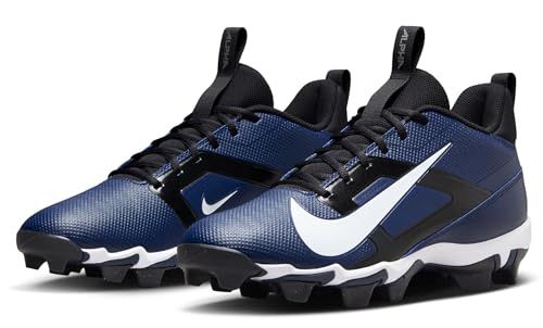 Nike Alpha Menace 4 Shark Football Cleats (Navy, US Footwear