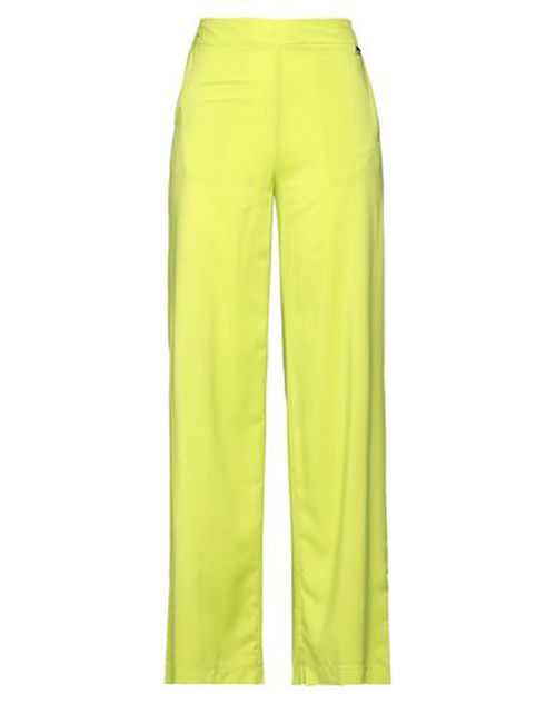 Luckylu Milano Woman Pants Lime green Size 4 Viscose, Polyester