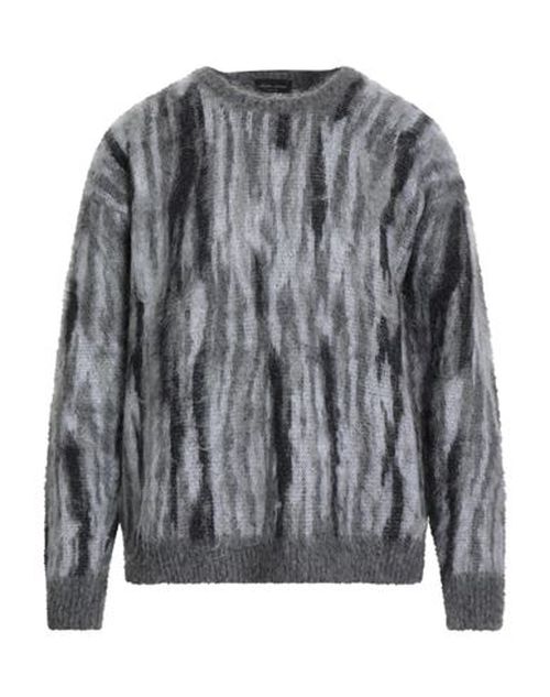 Roberto Collina Man Sweater Grey Size 36 Superkid mohair, Nylon, Wool