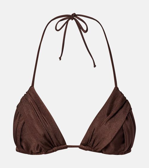 Jasmin gathered bikini top