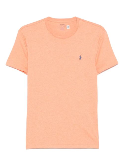 Orange Logo Crewneck T-Shirt