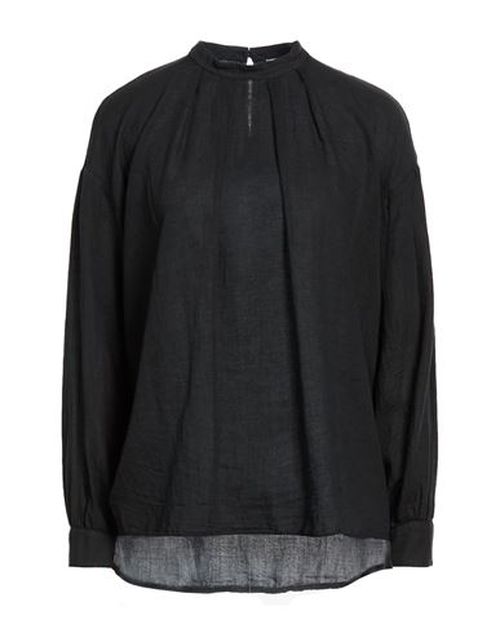 Woman Top Black Size 6 Cotton, Cashmere