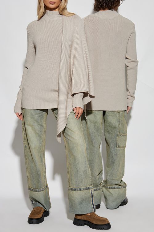 Wool Sweater, Unisex, Cream