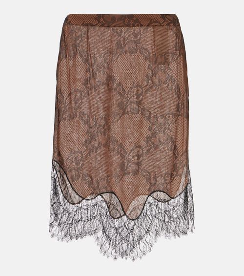 Tom Ford Ramage Tattoo lace miniskirt
