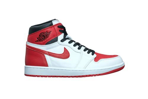 NIKE Jordan Men's 1 Retro High OG Artisanal Red White/Team Red