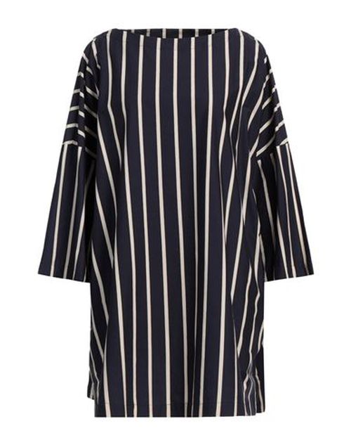 Liviana Conti Woman Mini dress Navy Size 10 Cotton, Polyamide, Elastane