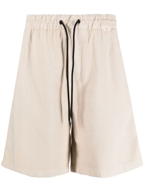 Drawstring track shorts - Neutrals