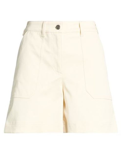 Woman Shorts & Bermuda Shorts Beige Size 4 Cotton, Elastane