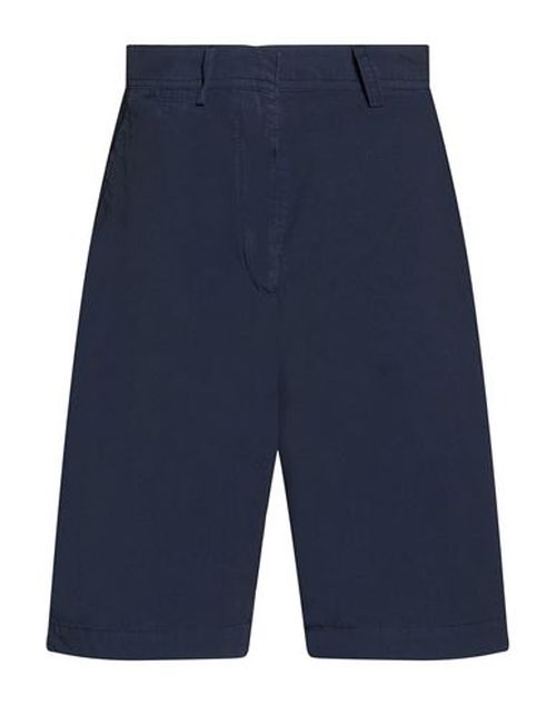Woman Shorts & Bermuda Shorts Navy Size 12 Cotton, Elastane