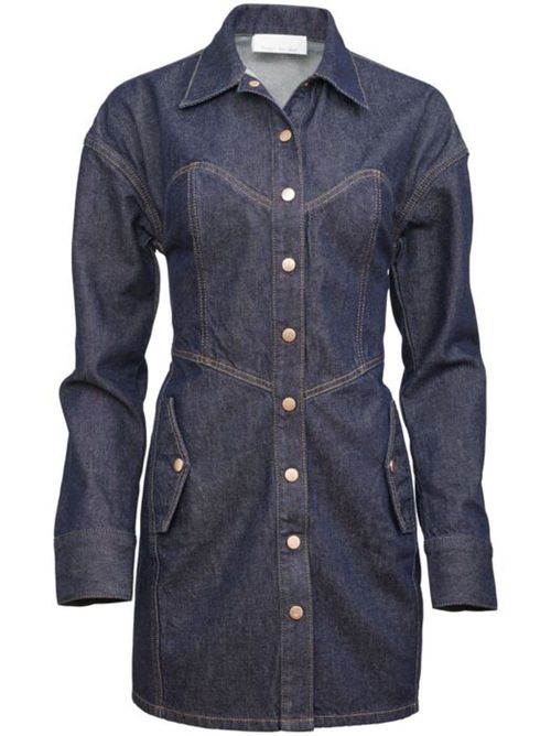 Denim shirt dress - Blue
