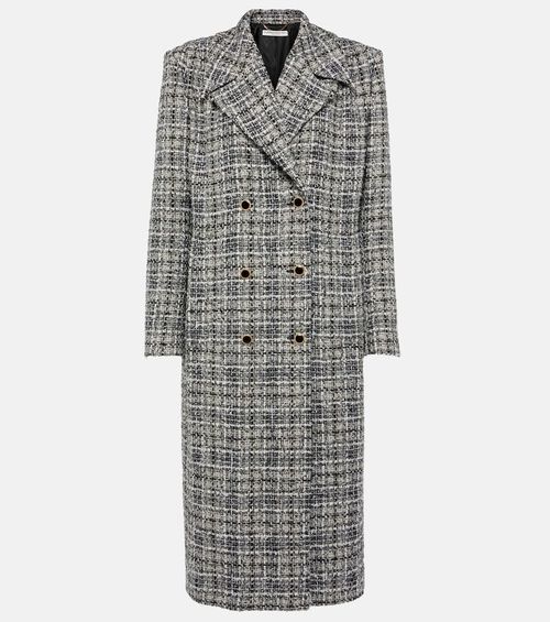 Lurex tweed coat