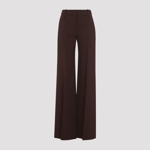 Wide-Leg Viscose Blend Pants