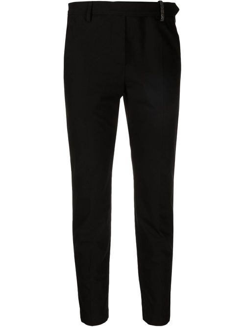 Monili slim-fit trousers - Black