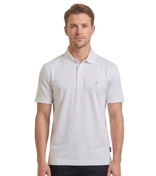 White Shirt Collar Polos
